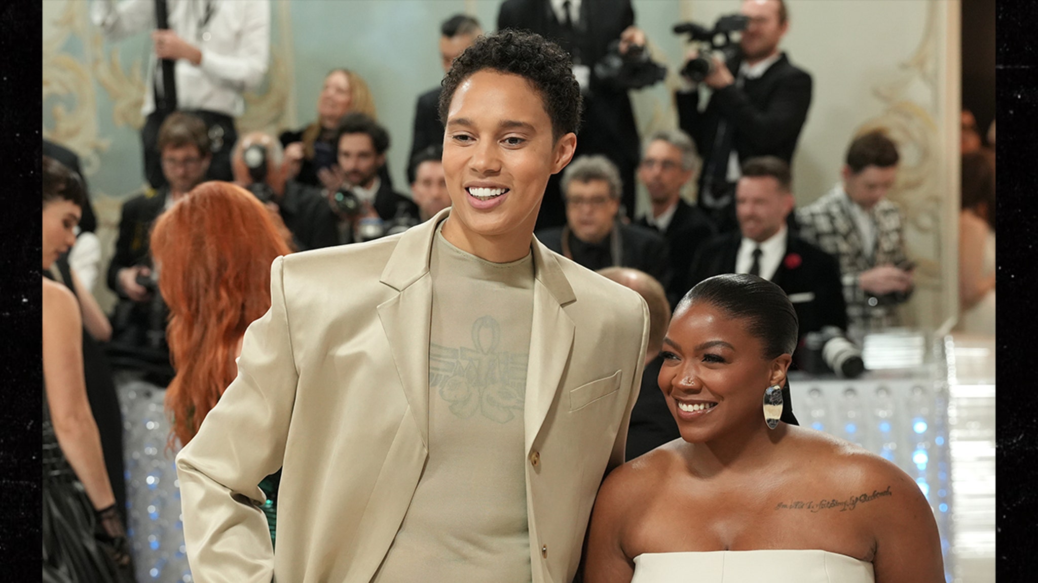 Basketball Star Brittney Griner Radiates Joy at the 2022 Met Gala with