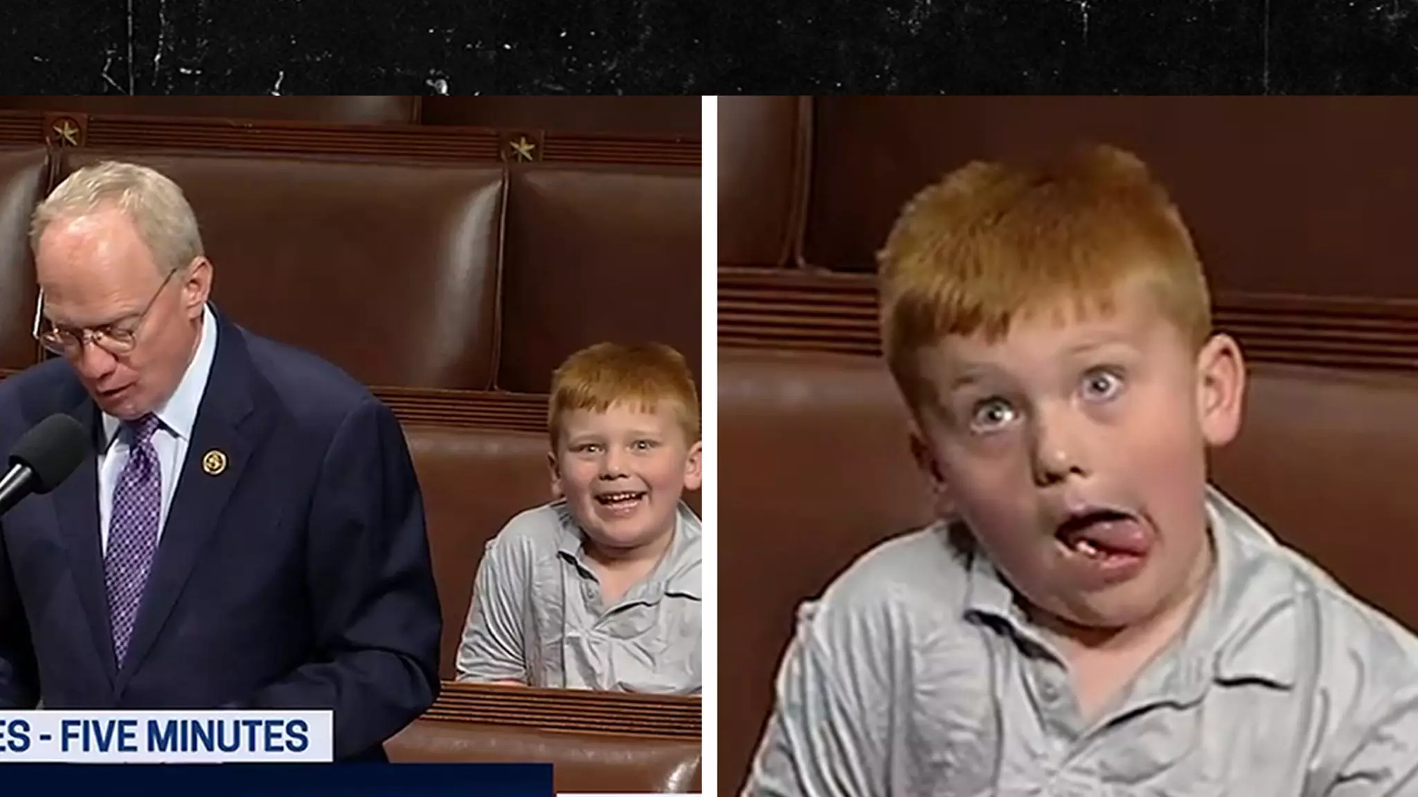 Congressman’s Son Steals the Show on Capitol Hill