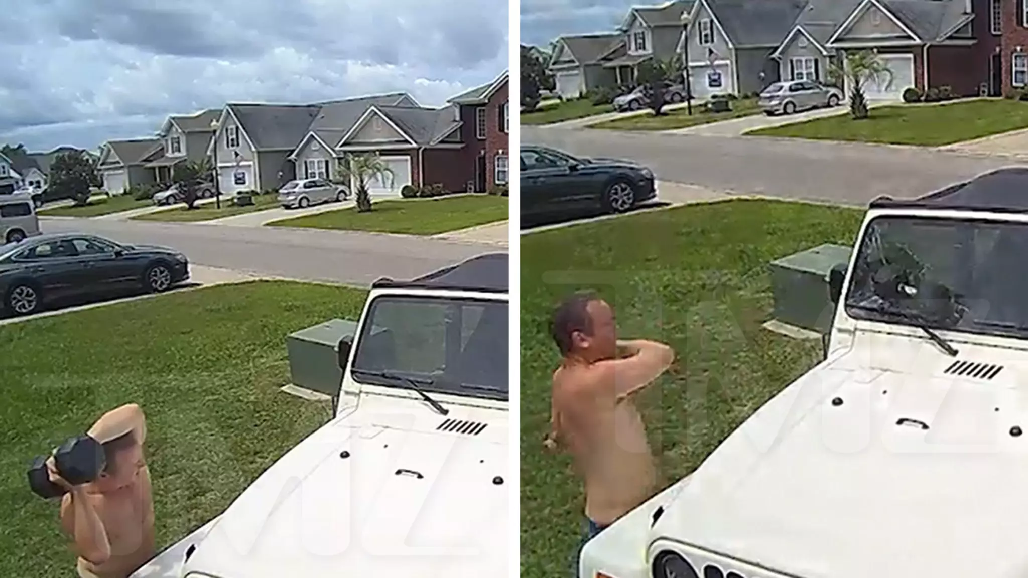 Tom Guiry Shatters Windshield With Dumbbell