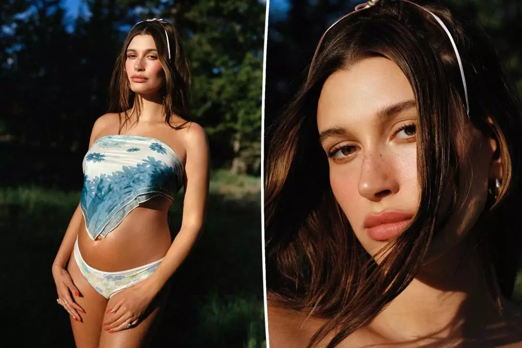 Hailey Bieber Flaunts Pregnancy Glow in Instagram Slideshow