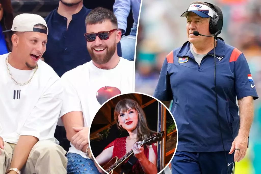 When Superstars Collide: Bill Belichick, Patrick Mahomes, and Taylor Swift