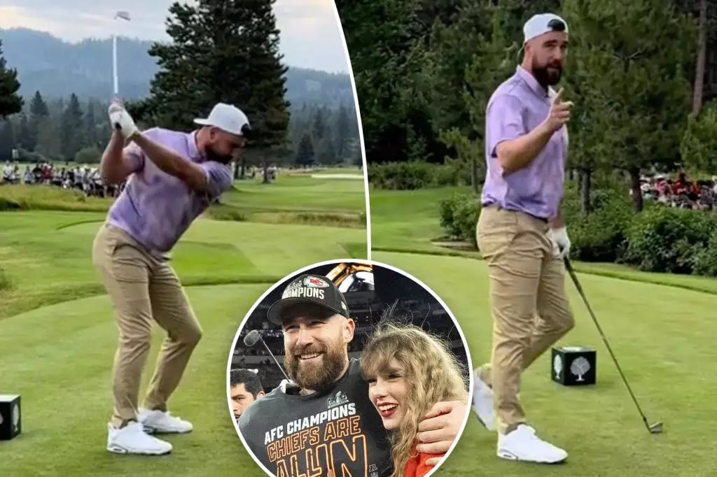 Travis Kelce Reacts to Taylor Swift Comment at Golf Tournament