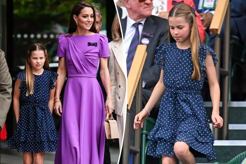 The Royal Fashion at Wimbledon: Princess Charlotte and Kate Middleton