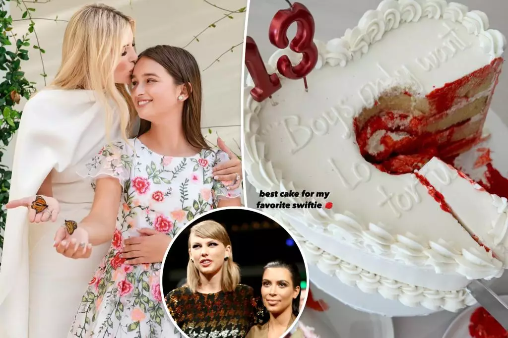 Kim Kardashian’s Friend Ivanka Trump Celebrates Daughter’s Birthday with Taylor Swift-Inspired Cake