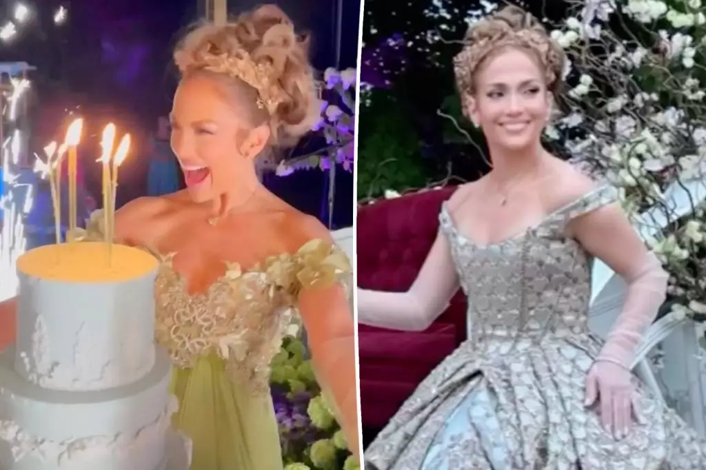 Jennifer Lopez Hosts Extravagant “Bridgerton”-Themed Party for 55th Birthday