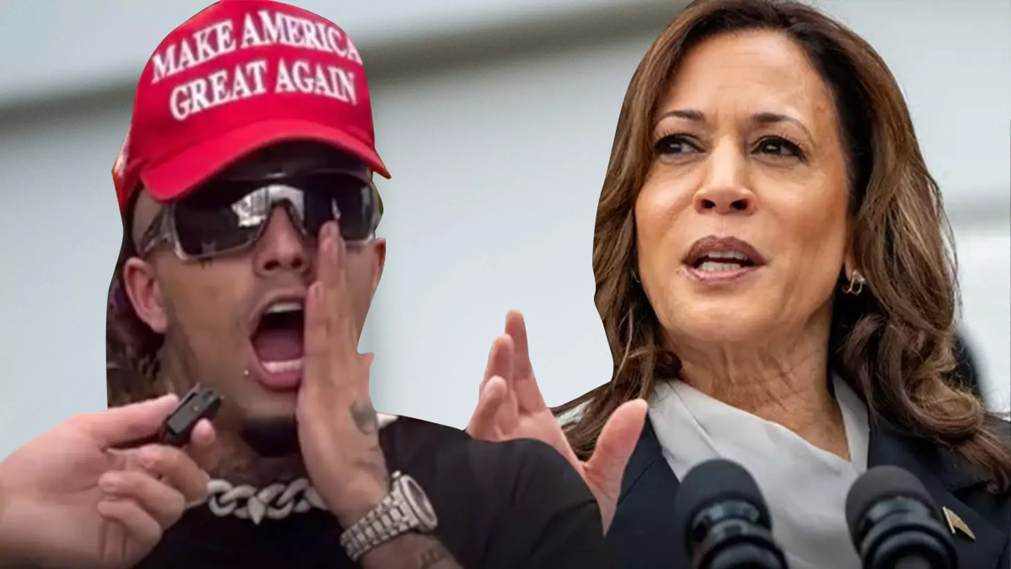 The Delusional World of Lil Pump: A Misguided Attack on Kamala Harris and Unwavering Support for Trump