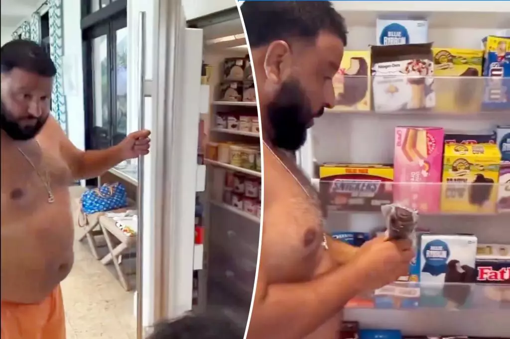 DJ Khaled’s Sweet Tooth: A Look Inside His Ice Cream Fridge