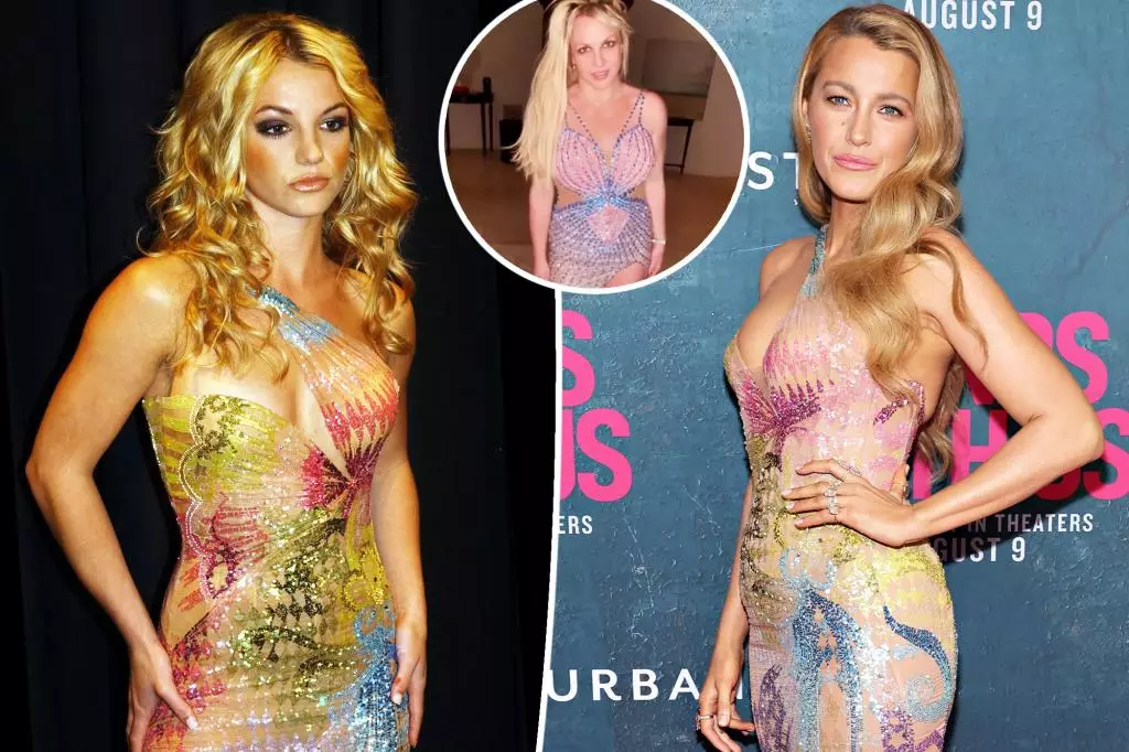 Britney Spears Throws Shade at Blake Lively’s Dress Choice