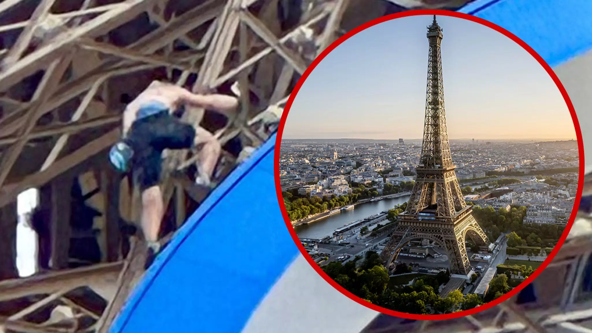 The Eiffel Tower Climber Incident: A Stunt Gone Wrong