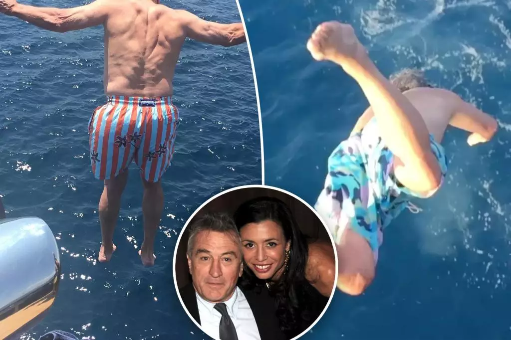 The Fearless Robert De Niro Takes the Plunge for his 81st Birthday