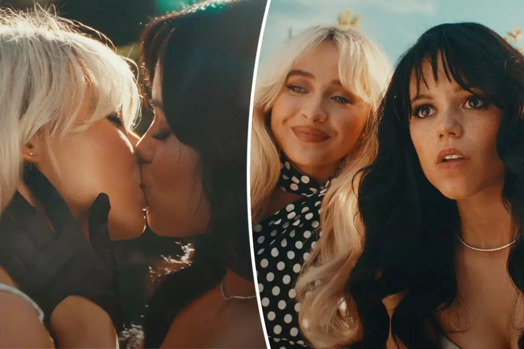 Sabrina Carpenter and Jenna Ortega face off in surprising music video