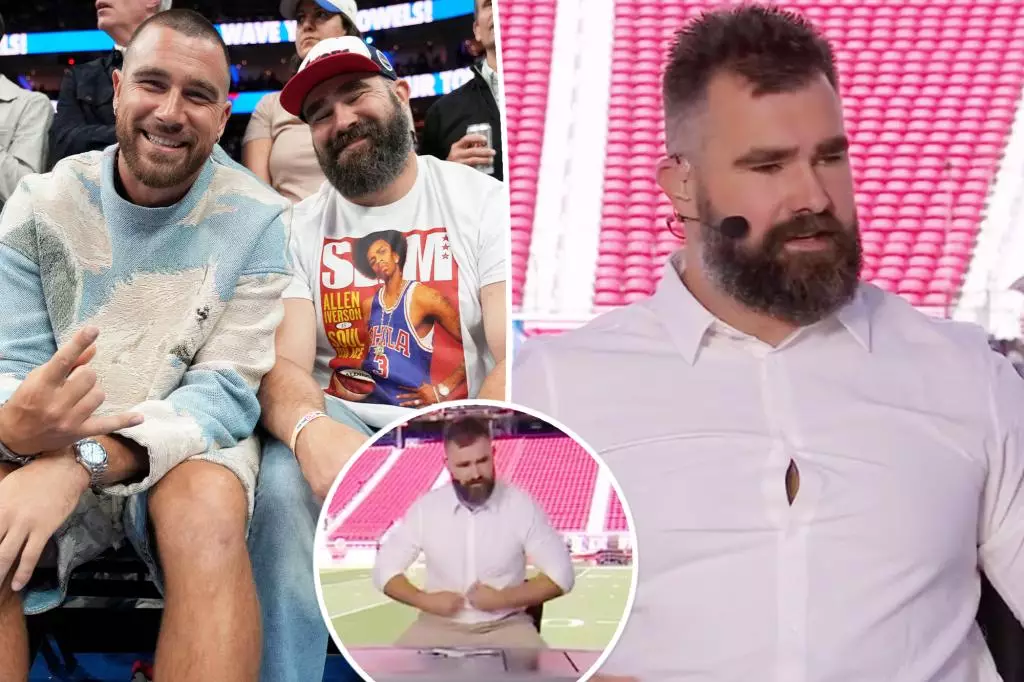 Travis Kelce Teases Brother Jason Over Wardrobe Mishap