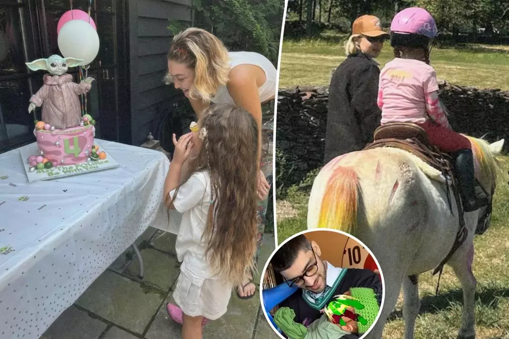 The Joy of Celebrating a Milestone: Gigi Hadid and Zayn Malik’s Daughter Turns Four