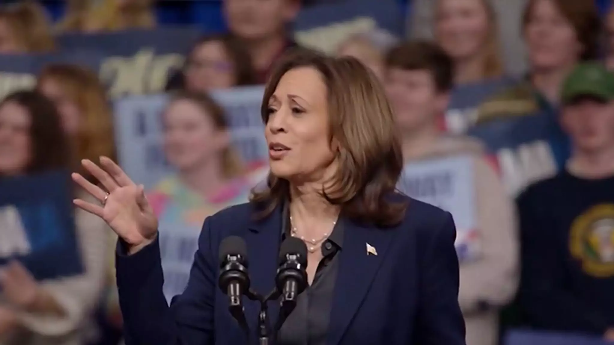 The Art of Political Comedy: Kamala Harris Takes on Hecklers in Wisconsin