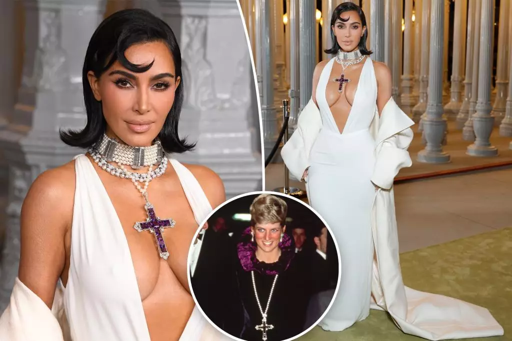 The Glamorous Revival: Kim Kardashian’s Enchantment with Diana’s Amethyst Cross