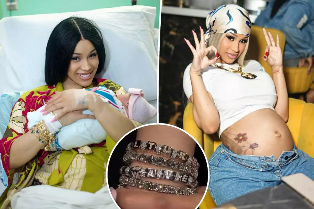 Cardi B’s Heartfelt Tribute through Jewelry: A Peek into Motherhood and Speculation