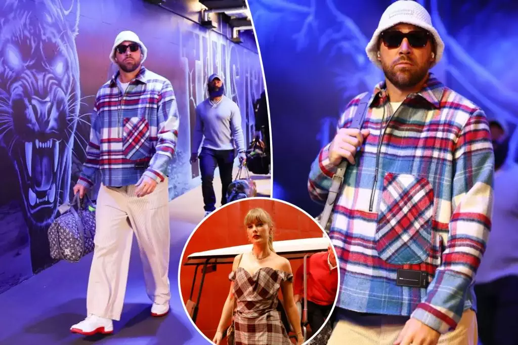 Travis Kelce’s Fashion Statement: A Plaid Connection to Taylor Swift