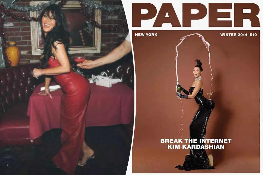 Kim Kardashian Celebrates a Decade of Iconic Moments at Skims Christmas Party