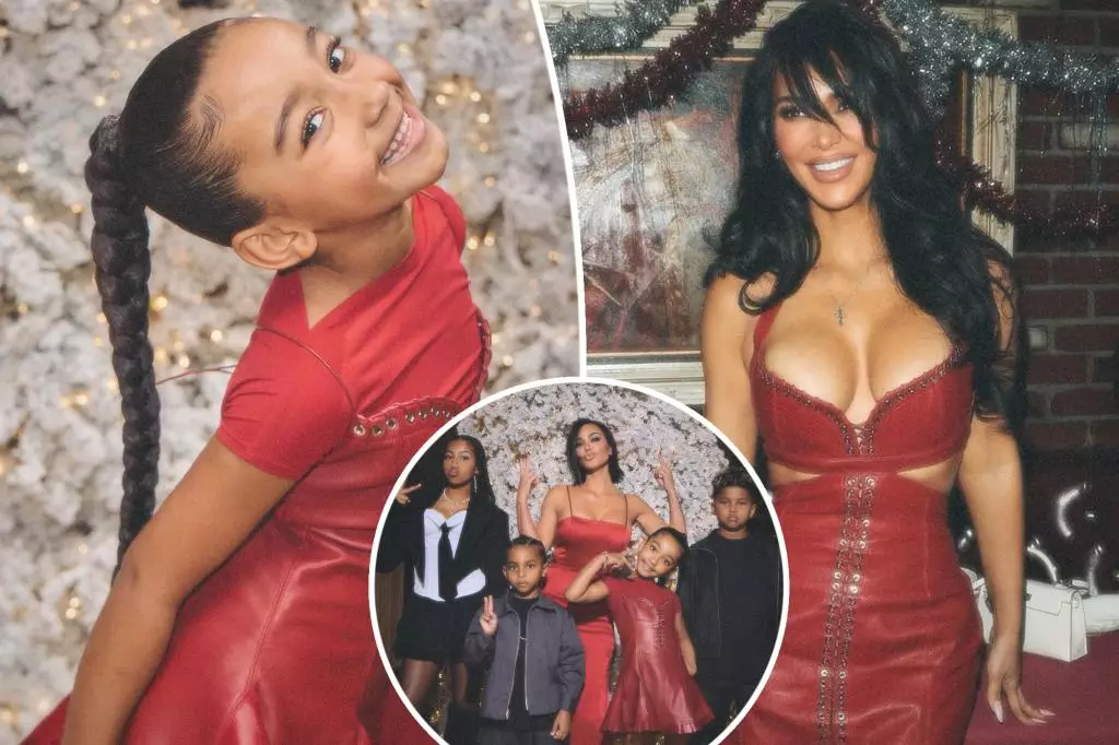 Fashionable Family Moments: Kim Kardashian and Chicago West’s Festive Duo