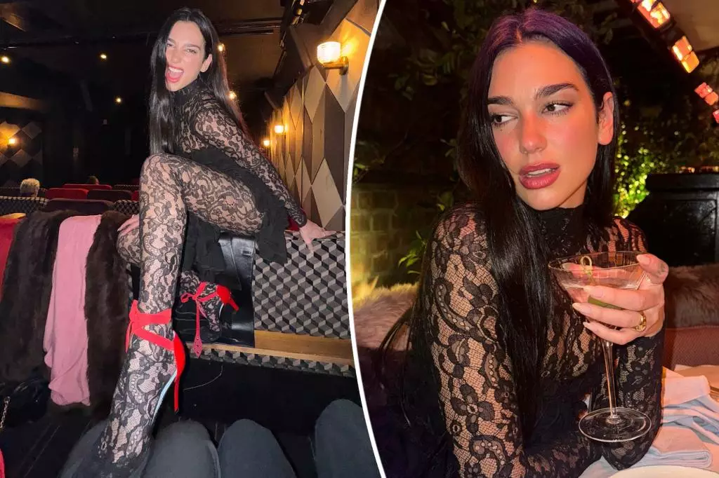 Dua Lipa’s Fashion Statement: Lace and Rumors Surrounding Engagement