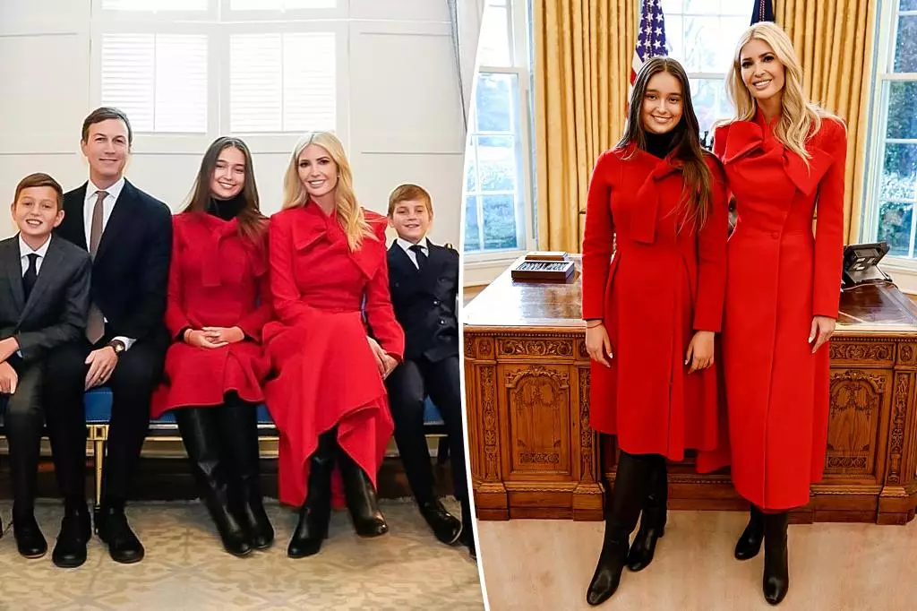 Chic Coordination: A Stylish Moment for Ivanka Trump and Arabella Kushner