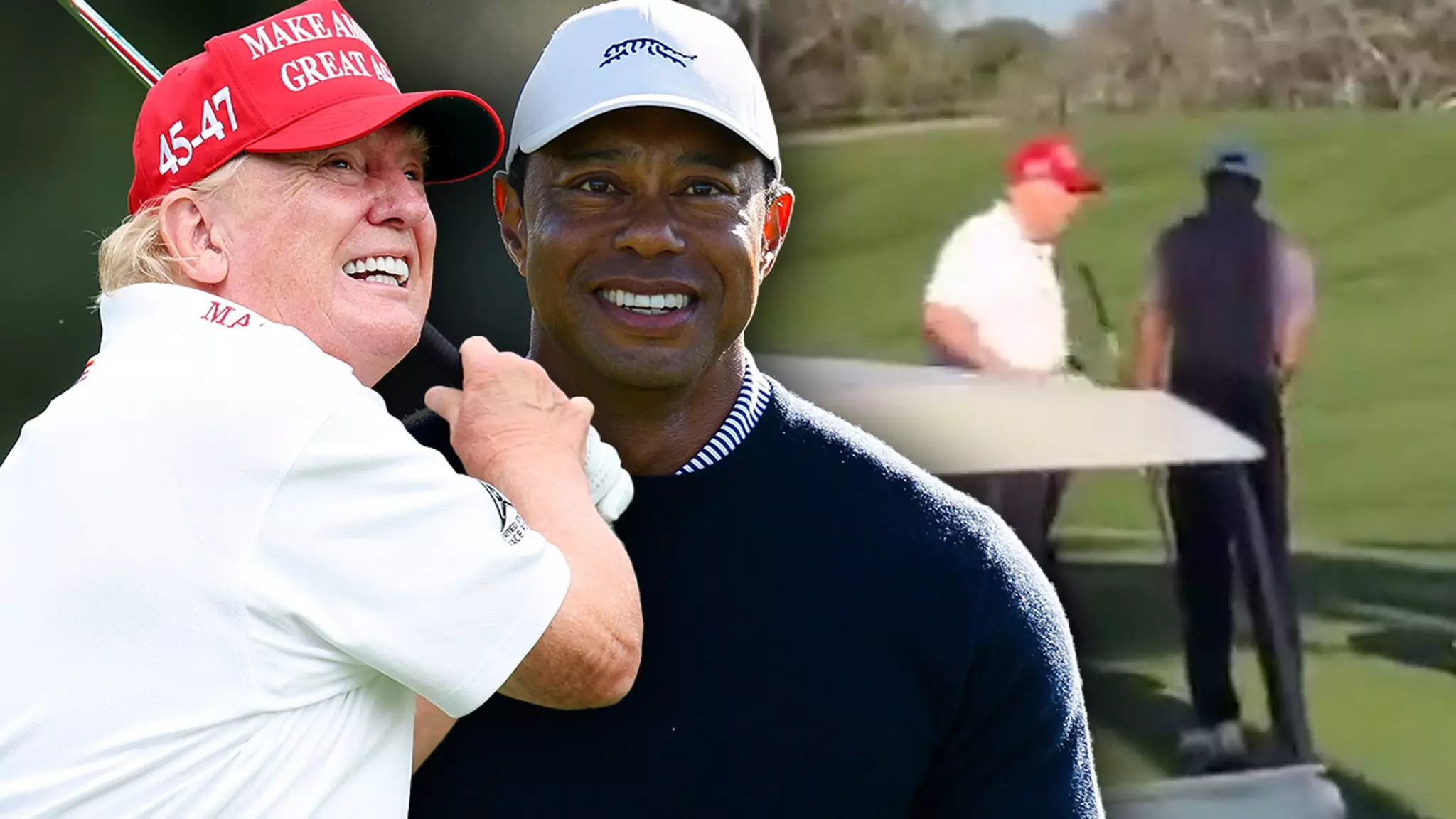 Golf, Grief, and Game Day: A Moment with Trump and Woods