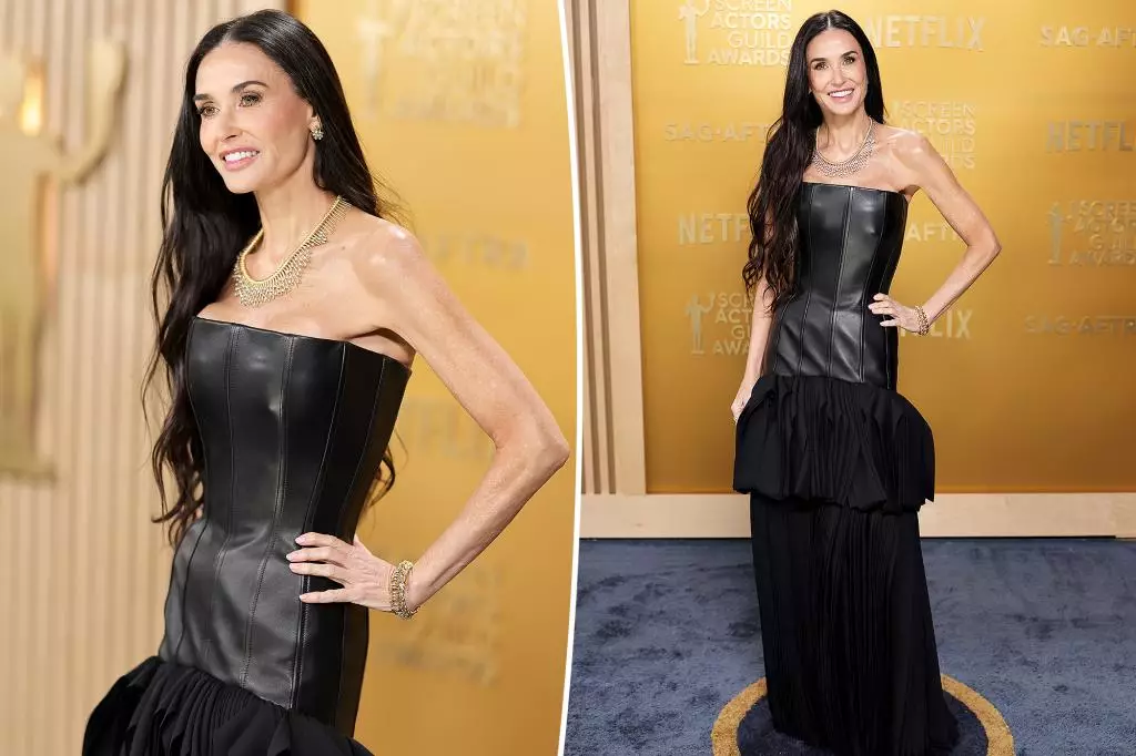 Demi Moore: A Fearless Fashion Icon and Trailblazer at the SAG Awards 2025