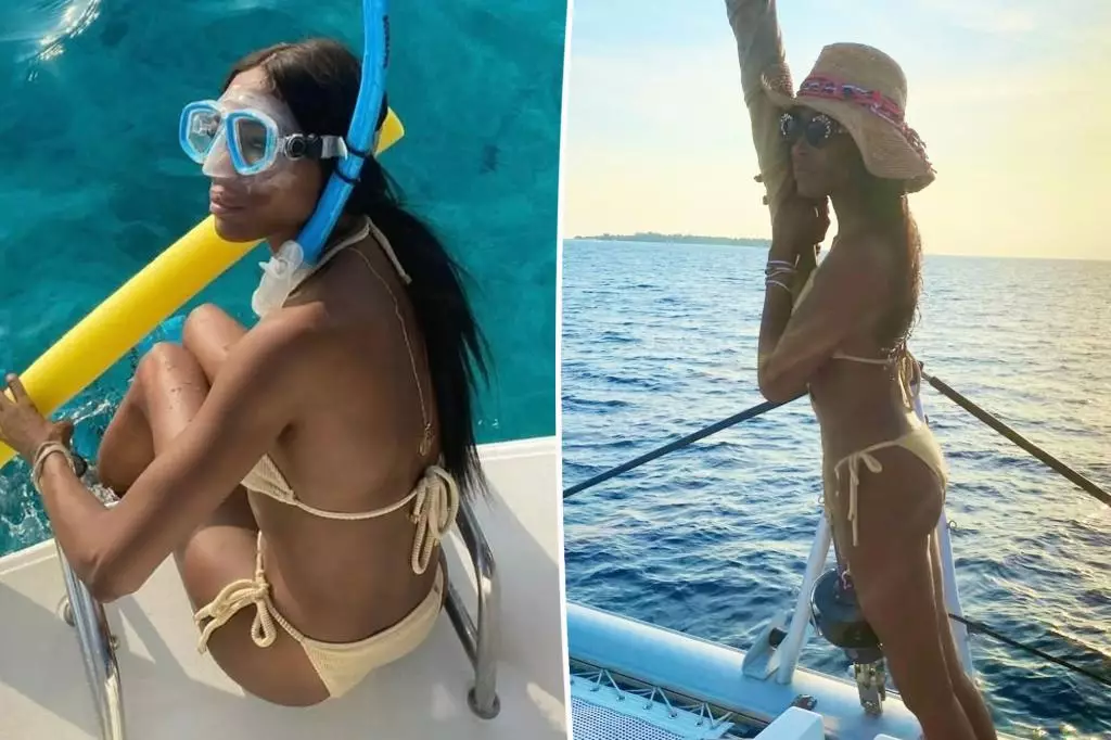 Timeless Elegance: Naomi Campbell Redefines Bikini Brilliance