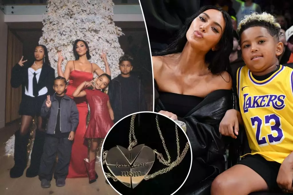 Heartfelt Glamour: Kim Kardashian’s Touching Mother’s Day Jewelry