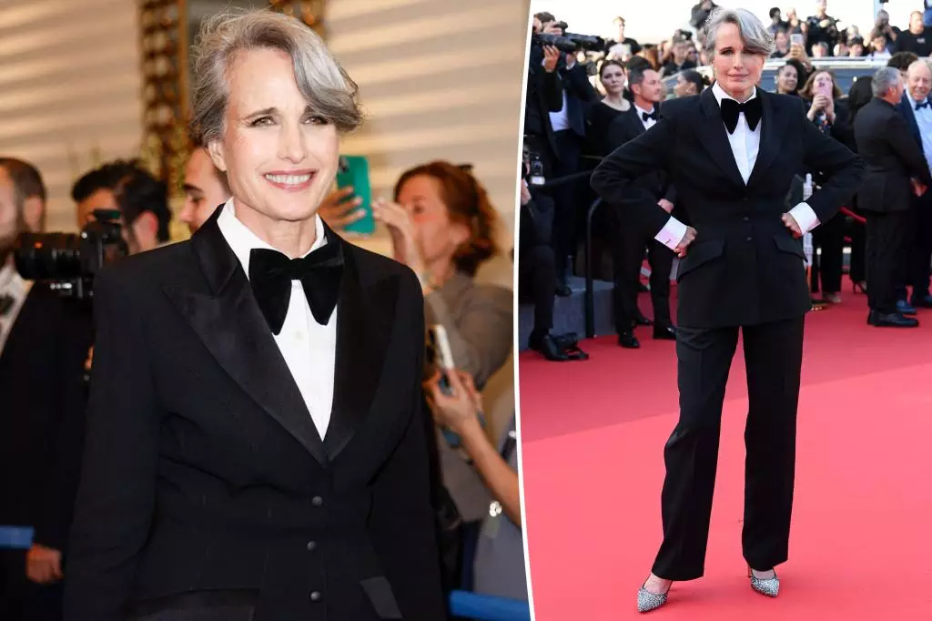 Ageless Elegance: Andie MacDowell Redefines Red Carpet Fashion