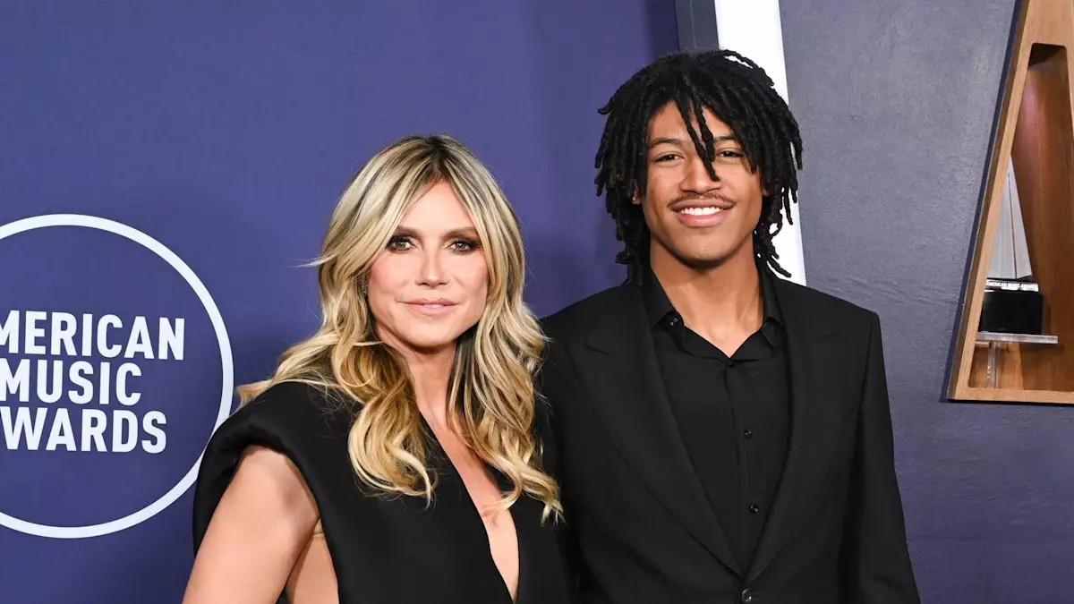 A Family Affair: Heidi Klum and Henry Samuel Shine at the American Music Awards